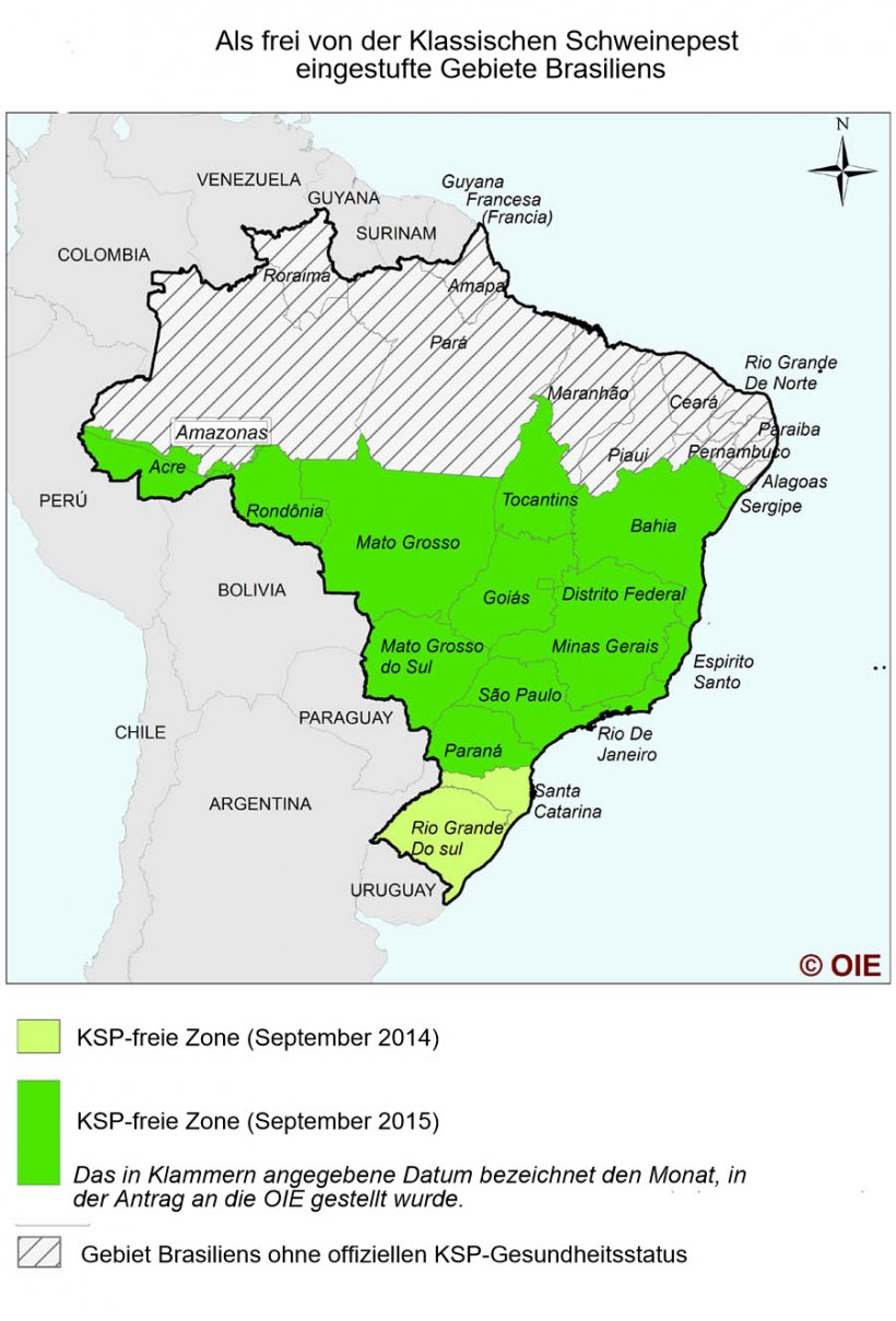 KSP-Lage in Brasilien
