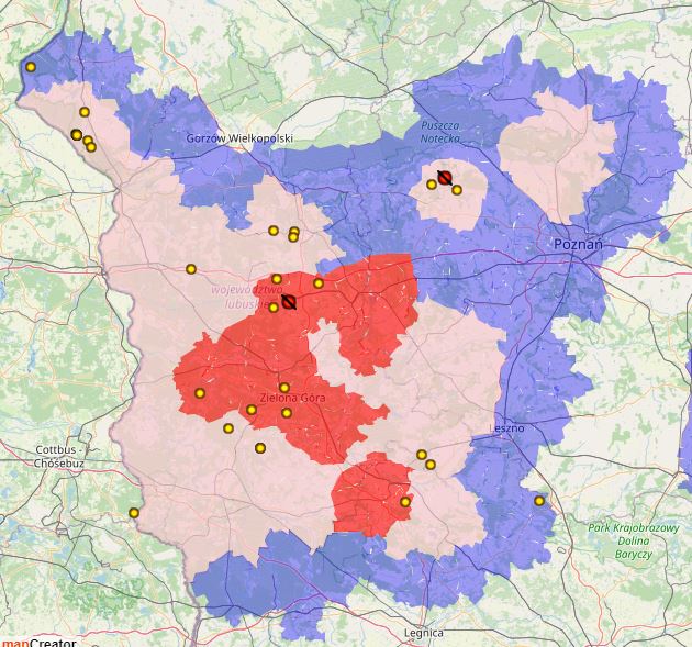 ASP in der Woiwodschaft Gro&szlig;polen
