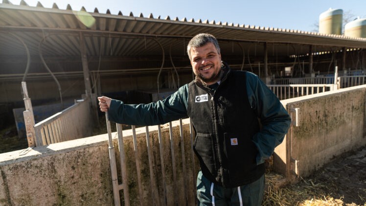 Familie Schneider ist der 2. Gewinner des&nbsp;Innovationspreis Tierwohl 2021. Ihr Offenfrontstall mit direktem Zugang zur Weide hat die Jury &uuml;berzeugt.
