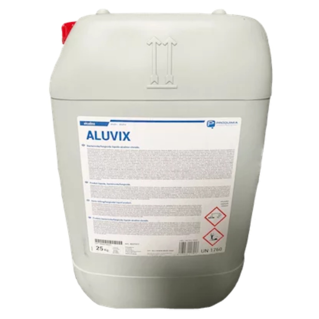 Aluvix garrafa 25 Kg Detergente higienizante espumante alcalino-clorado