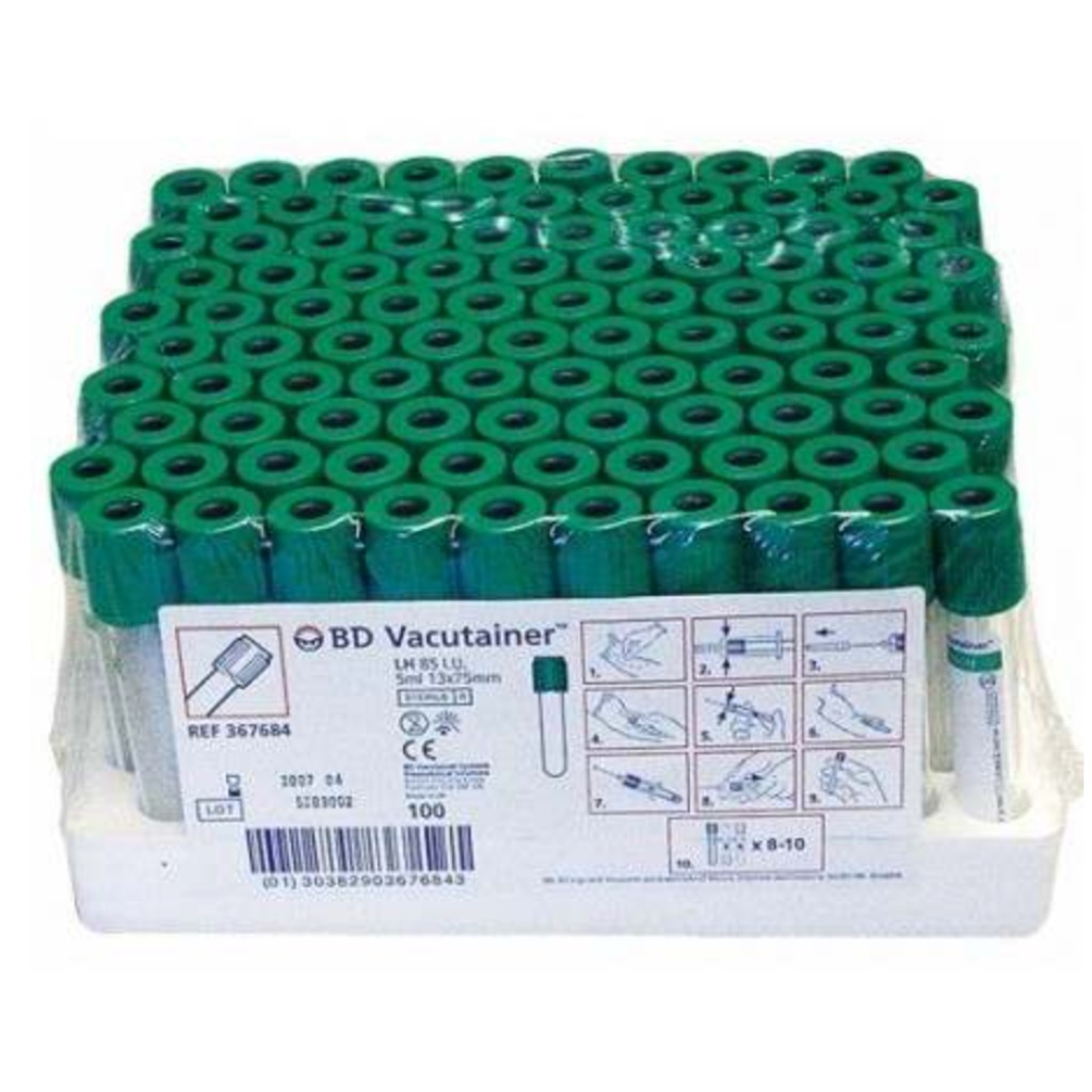 BD Vacutainer-Röhrchen mit Lithium-Heparin, 4 ml