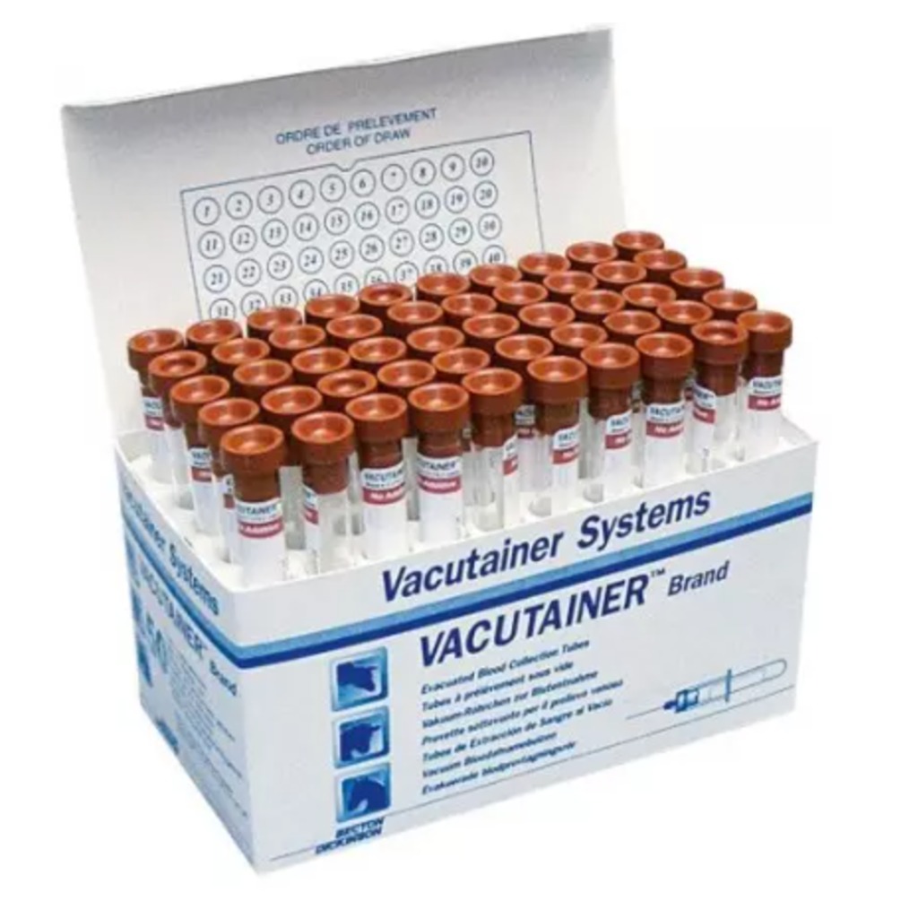 Vacutainer: 5 ml Röhrchen 40 Einheiten