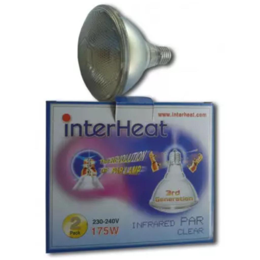 Glühbirne 175 W Interheat Weiß PAR 2 Stk