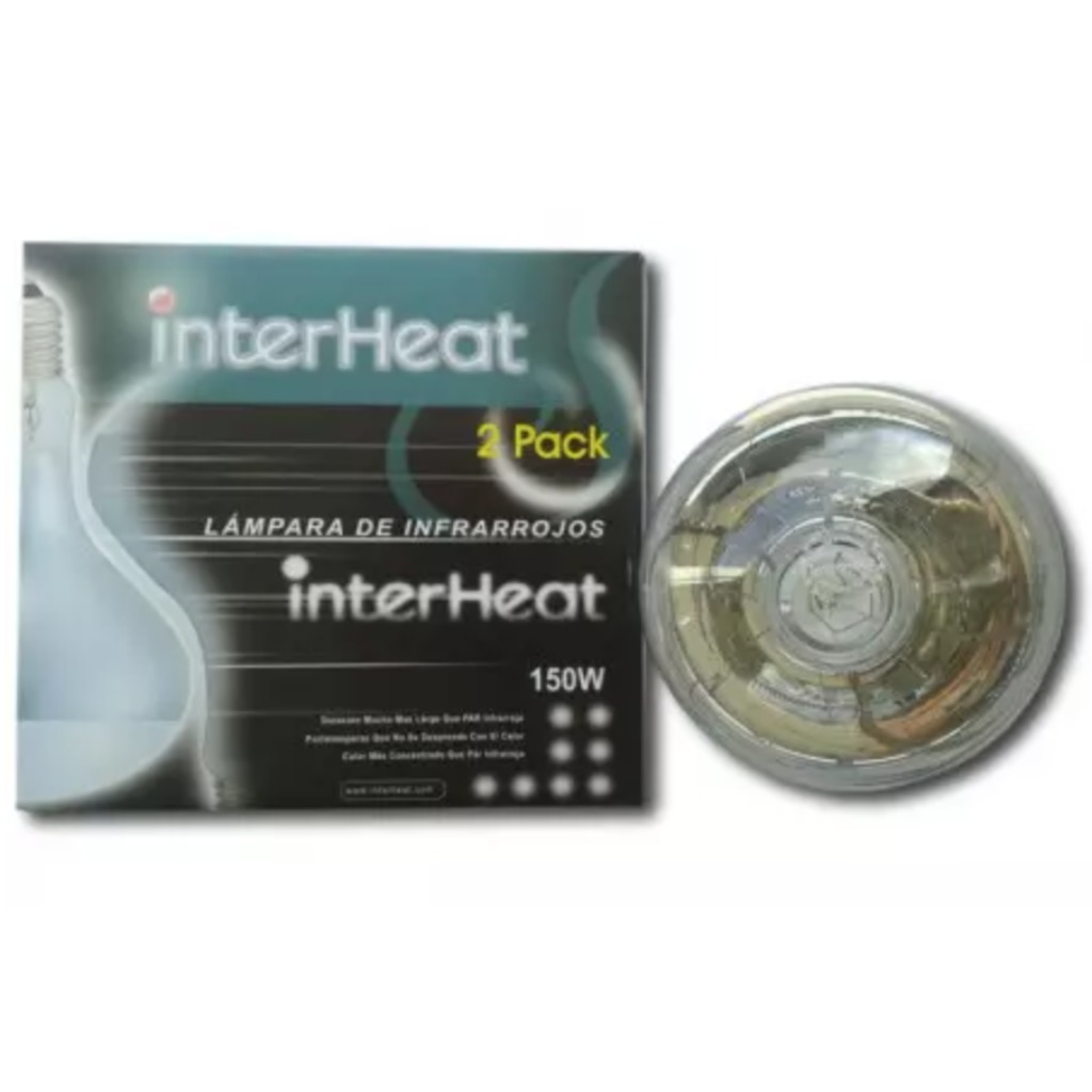 Interheat Heizbirne 150 Watt weiß 2 Stk