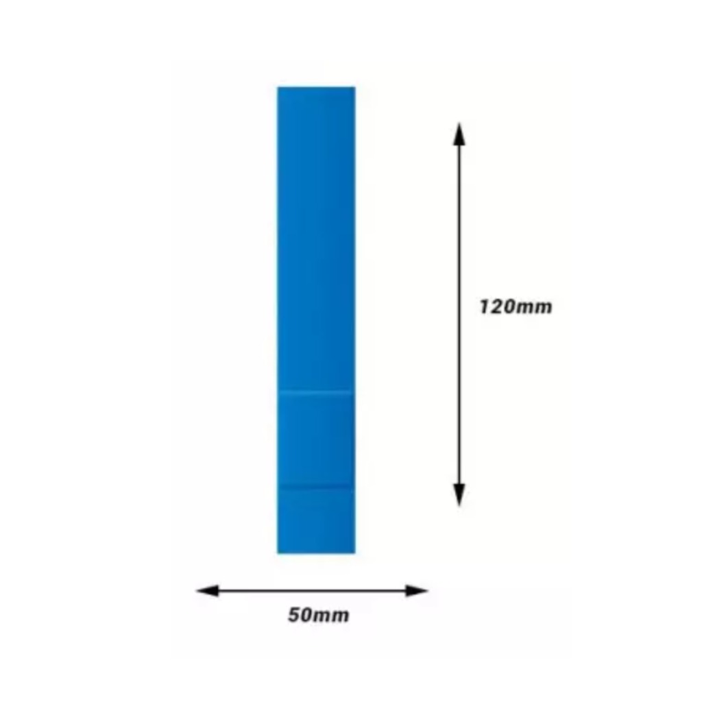 Blaue detektierbare Pflaster 50 Stück 120 x 50 mm